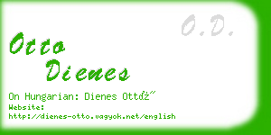 otto dienes business card